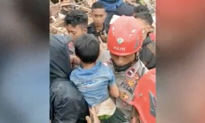 انڈونیشیا میں زلزلہ، چھ سالہ بچہ دو دن بعد ملبے سے زندہ نکال لیا گیا