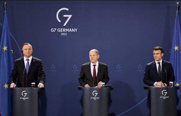 جرمنی، فرانس، پولینڈ نے روس سے مذاکرات کا مطالبہ کردیا