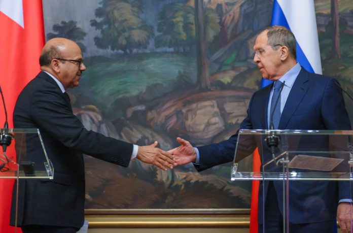 بحرین عرب دنیا میں روس کا قابل اعتماد پارٹنر ہے، روسی وزیر خارجہ