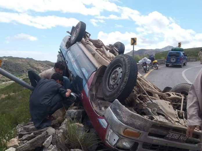 خیبر تحصیل باڑہ میں وادی تیراہ میں ٹریفک حادثہ