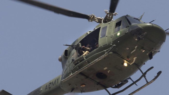 پاک فوج کا ہیلی کاپٹر گر کر تباہ، 6 جوان شہید