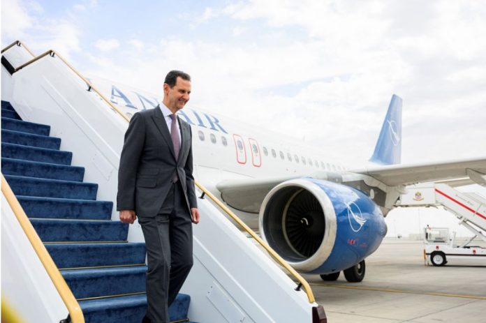 شامی صدر بشار اسد سرکاری دورے پر چین پہنچ گئے