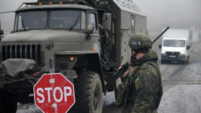 نگورنو کاراباخ میں روسی امن دستے کا فوجی مارا گیا، ماسکو