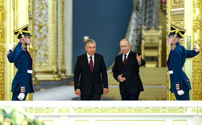 روس، ازبکستان علاقائی اورعالمی مسائل پر ایک دوسرے کے ساتھ کھڑے ہیں، پوتن