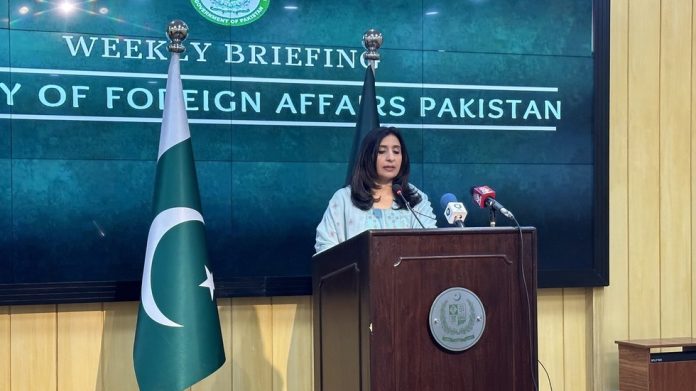 Pakistan Foreign Office Spokesperson Mumtaz Zahra Baloch
