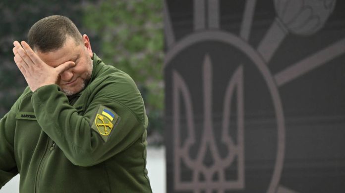 Commander-in-chief of the Ukrainian armed forces General Valery Zaluzhny