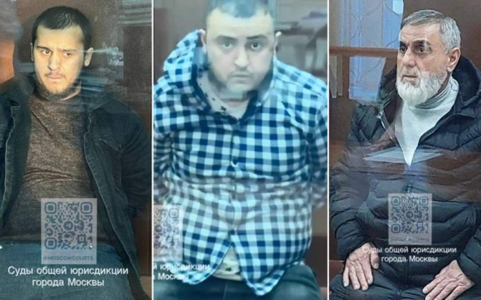 suspects of Moscow terrorist attack