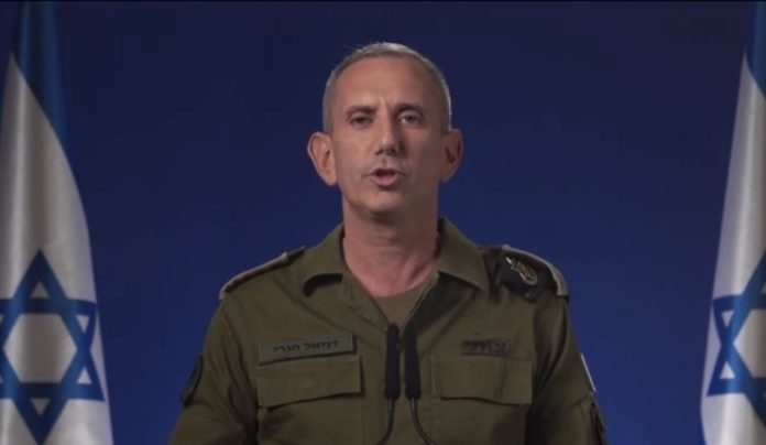 Israel’s air defense spokesman Daniel Hagari