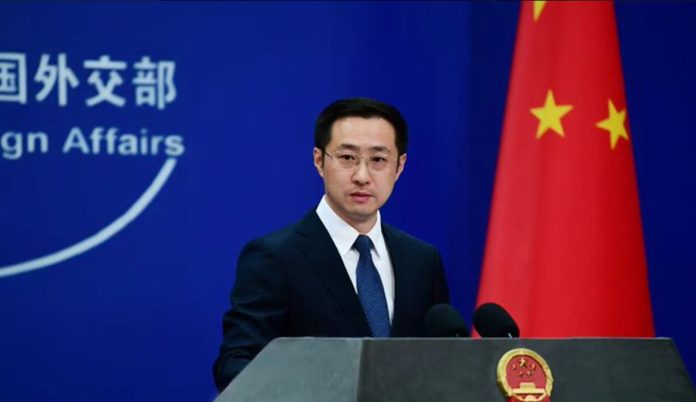 Chinese foreign ministry spokesman lin jian