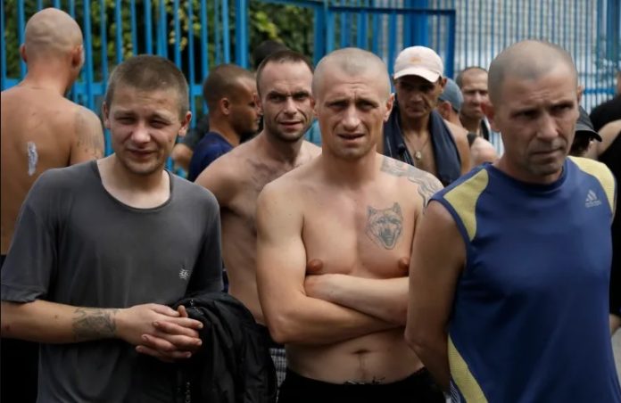 Prisoners in Ukraine Jail