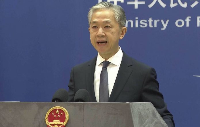 Chinese Foreign Ministry Spokesman Wang Wenbin