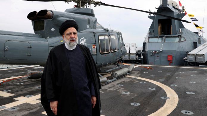 Iran president's helicopter