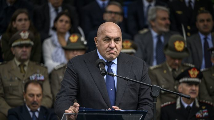 Italian Defense Minister Guido Crosetto