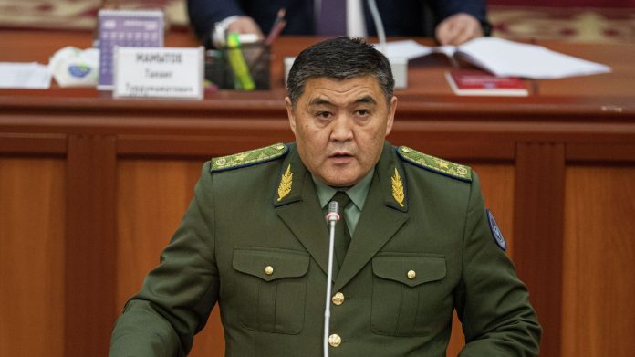 Spymaster Kamchybek Tachiev, the head of Kyrgyzstan's only intelligence service