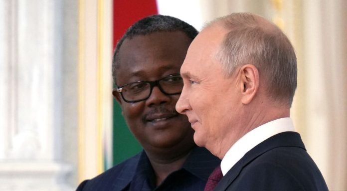 Putin with President of Guinea-Bissau