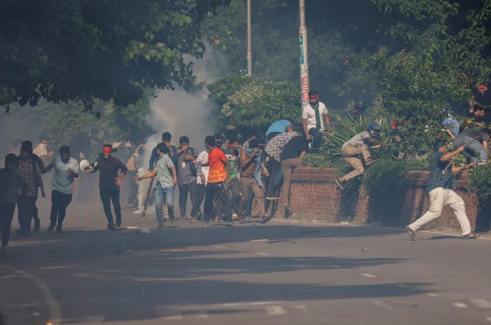 Violence breaks out at Bangladesh