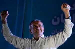 Iranian president Masoud Pezeshkian