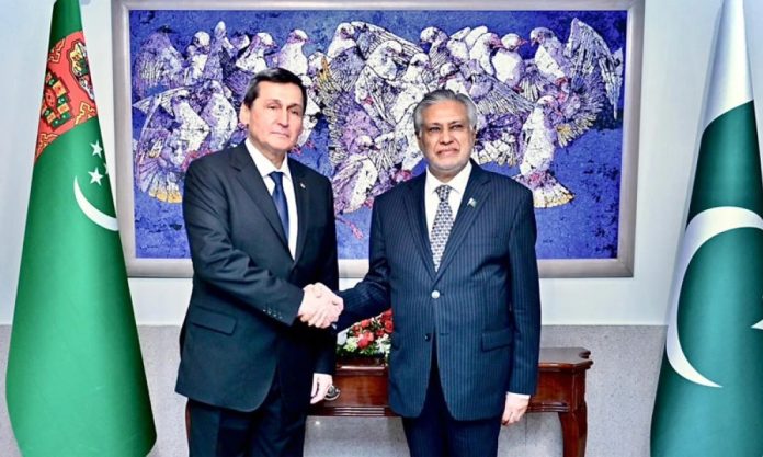 ishaq dar meeting with Turkmenistan foreign minister