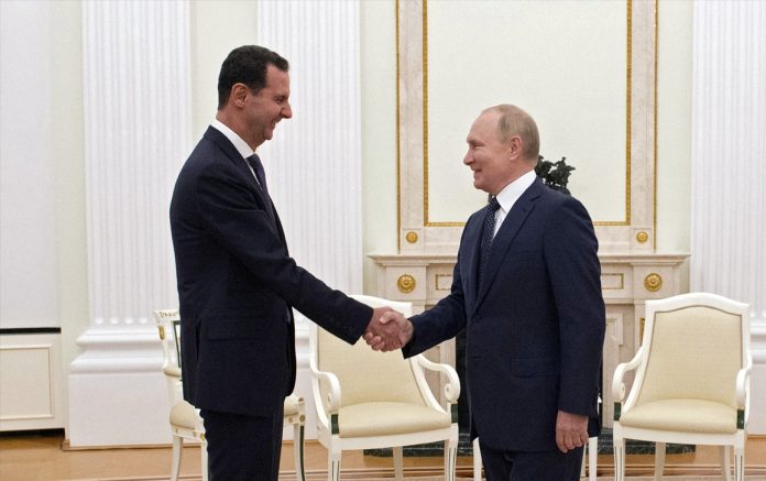 Putin meets with Syrian president