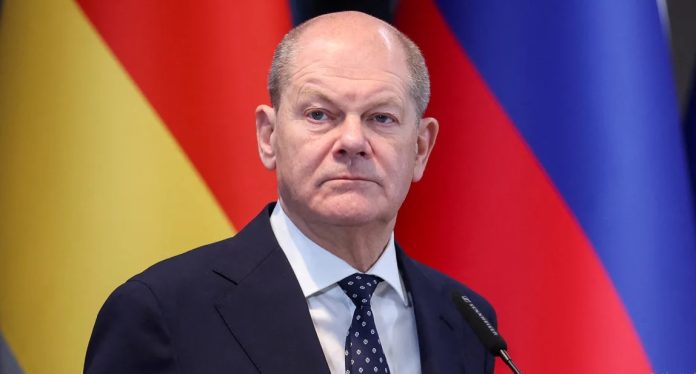 German Chancellor Olaf Scholz