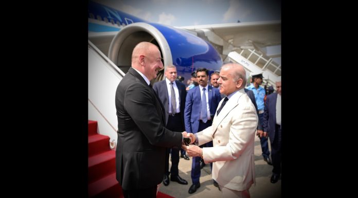 Azerbaijan president arrives in Pakistan