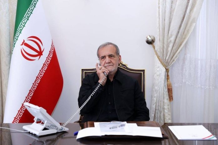 Iranian president Masoud Pezeshkian