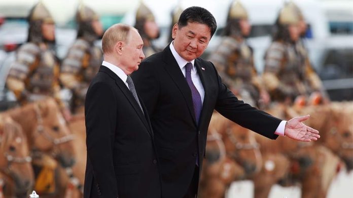 Putin's visit to Mongolia