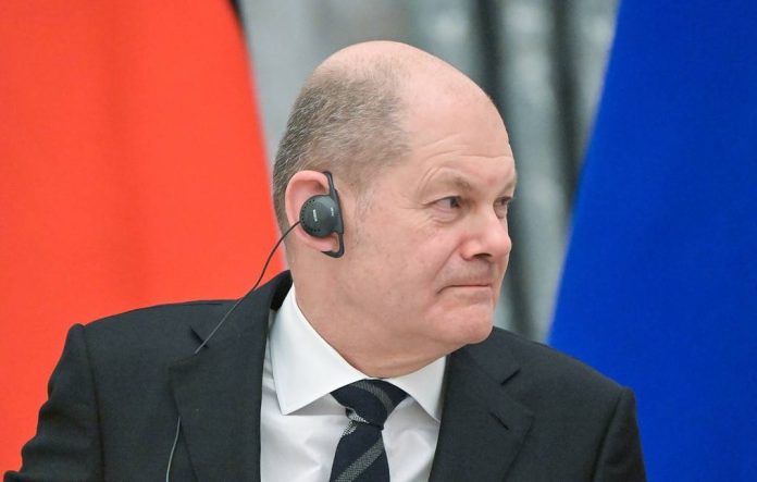 German Chancellor Olaf Scholz