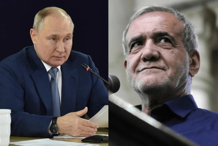 Russian President Vladimir Putin is to meet Iran's President Masoud Pezeshkian