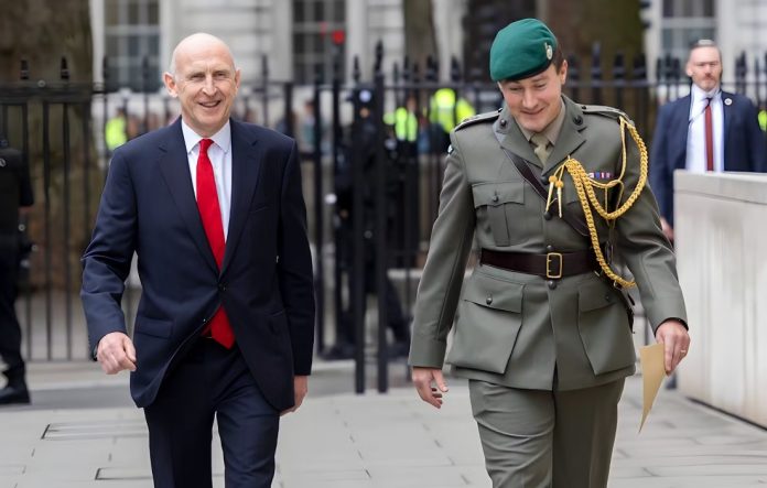 British Defense Secretary John Healey