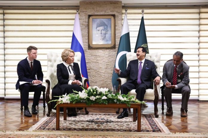 Valentina Matvienko in Pakistan