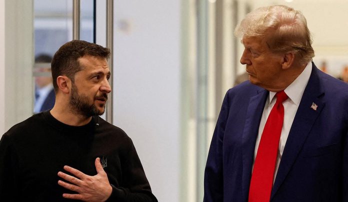 Zelensky meets with Trump