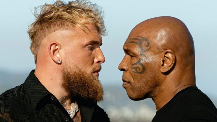 Mike Tyson defeated by Jake Paul