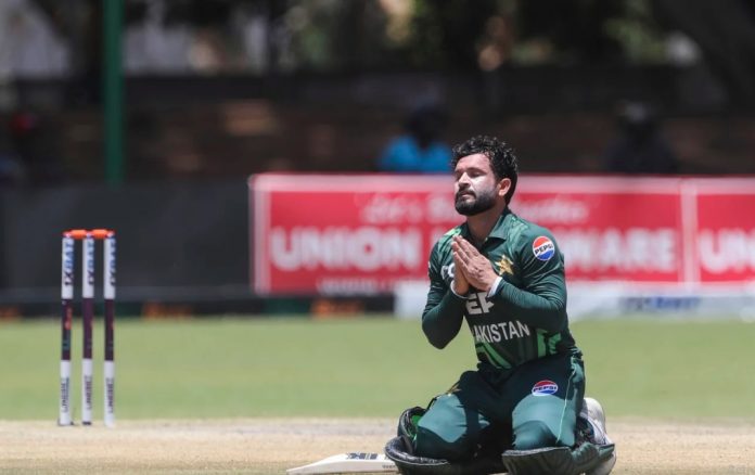 Kamran Ghulam celebrates