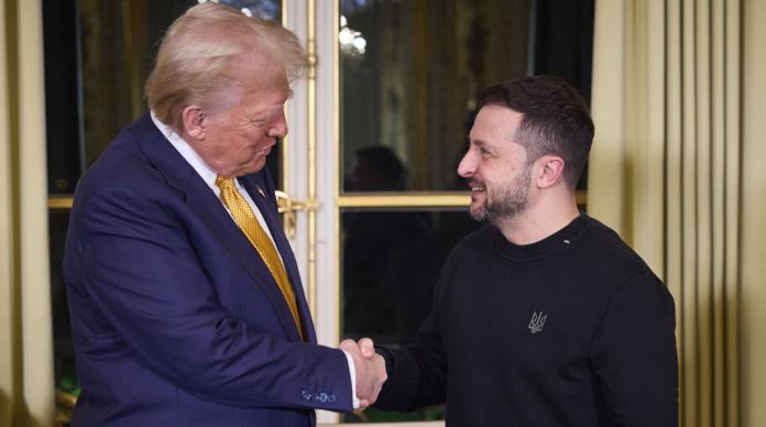 Donald Trump and Zelensky