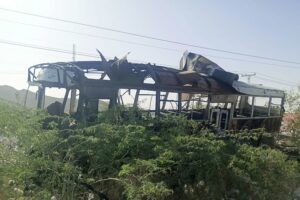 School Bus destroyed