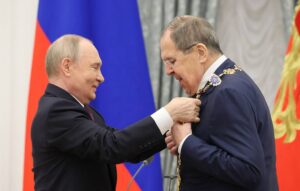 Putin and Sergey Lavrov