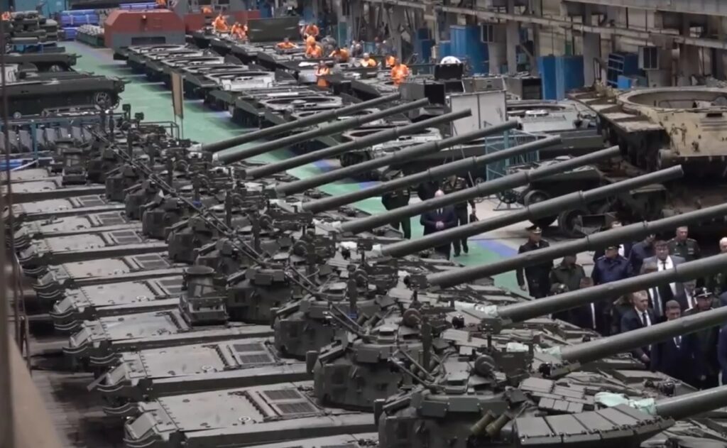 Russian tanks