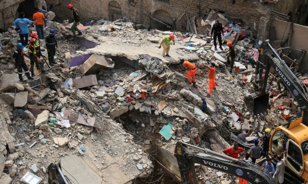 Karachi building collapse
