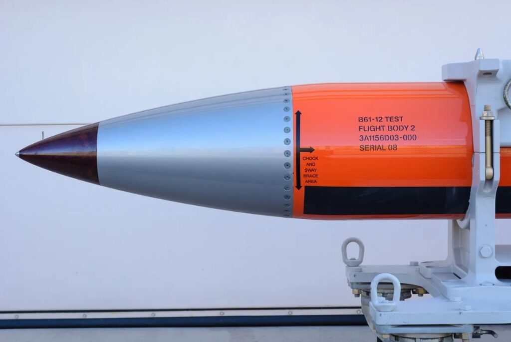 B61-12 thermonuclear gravity bombs