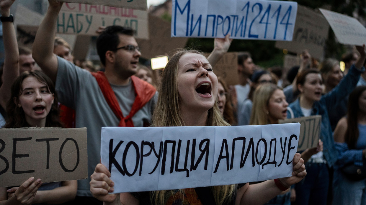 protest in Ukraine