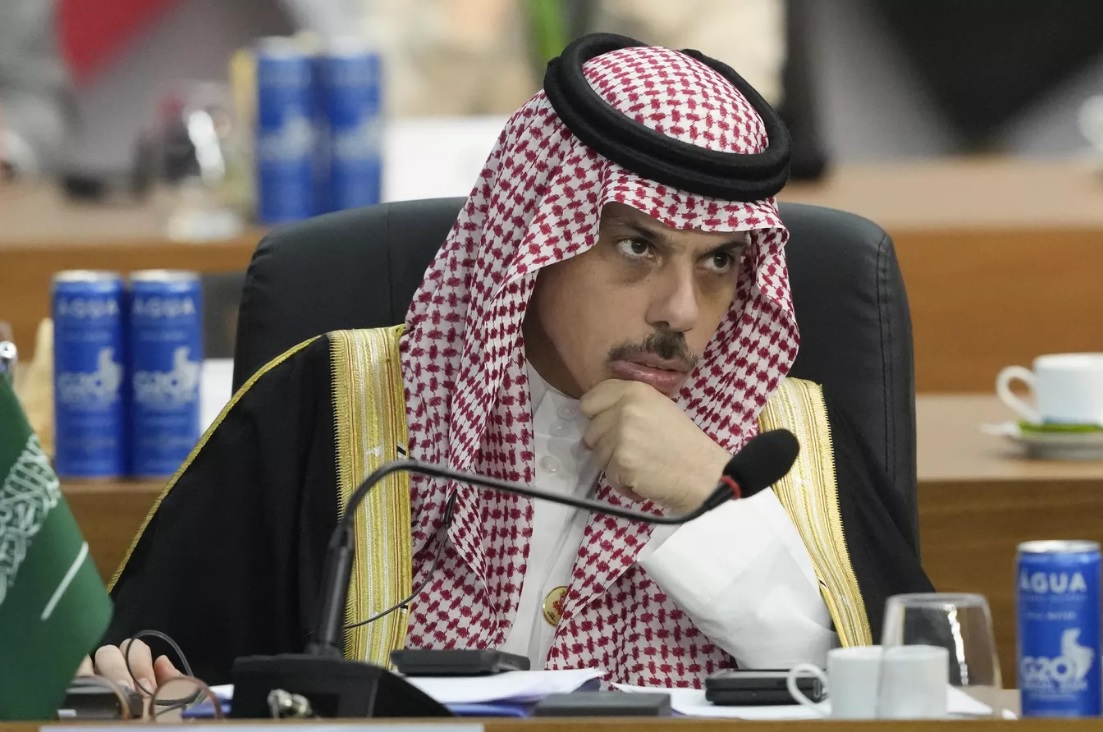Saudi foreign minister Faisal bin Farhan Al Saud