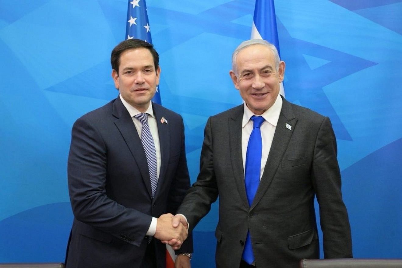 Marco Rubio and Benjamin Netanyahu