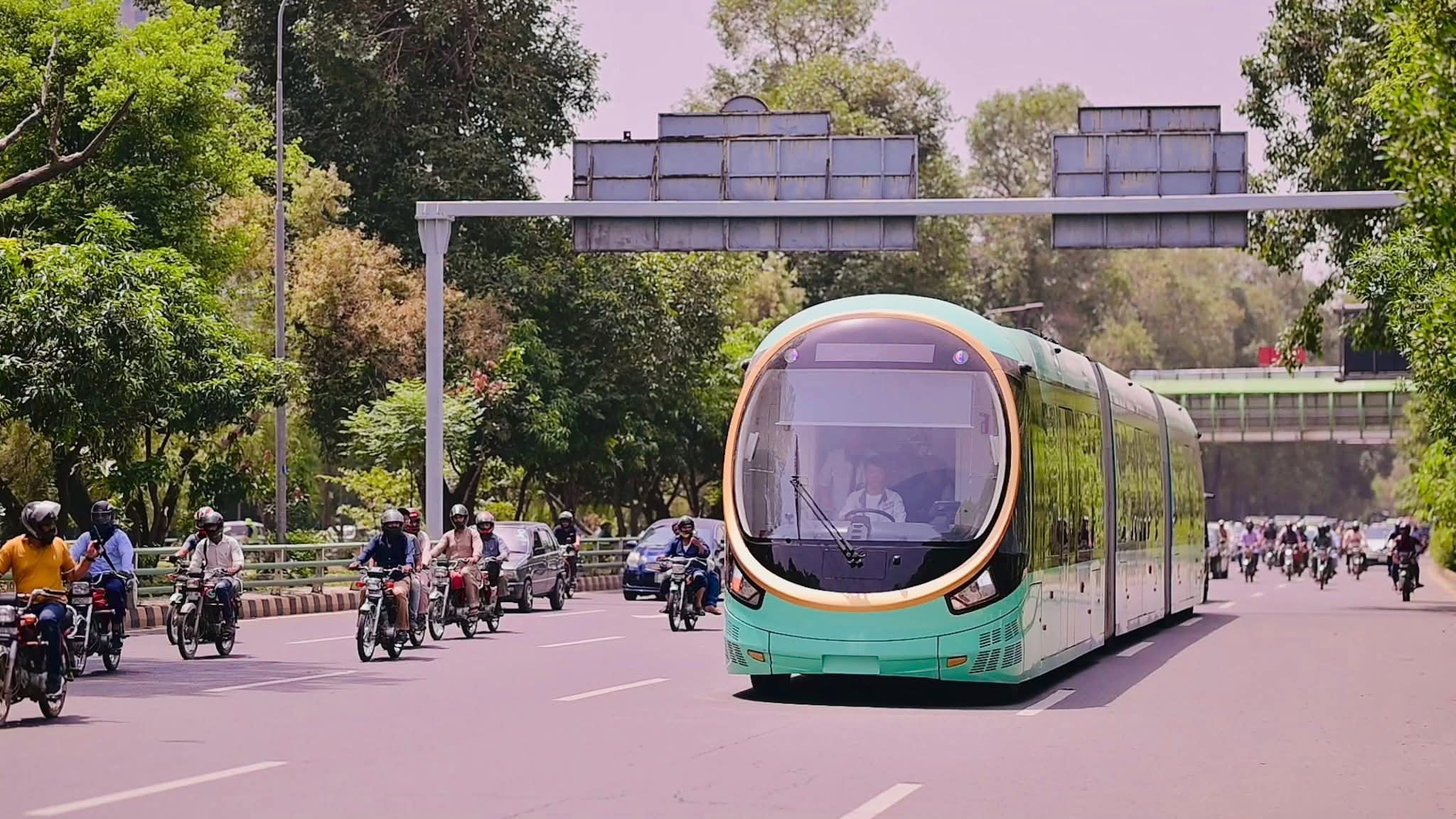 Tram in Lahore