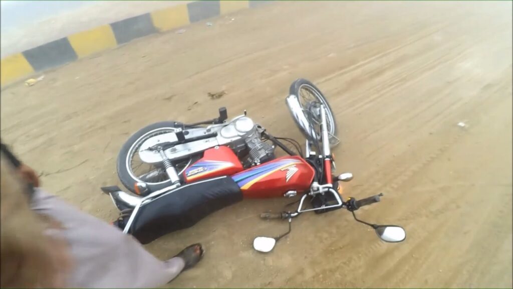 bike accident in Lahore