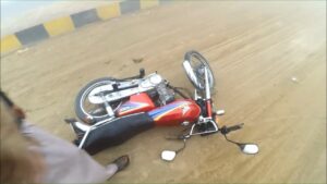 bike accident in Lahore