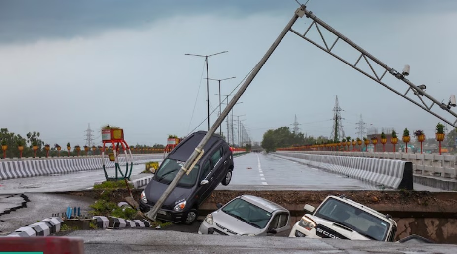 Bridge collapsed