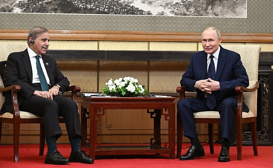 Putin and Shahbaz Sharif