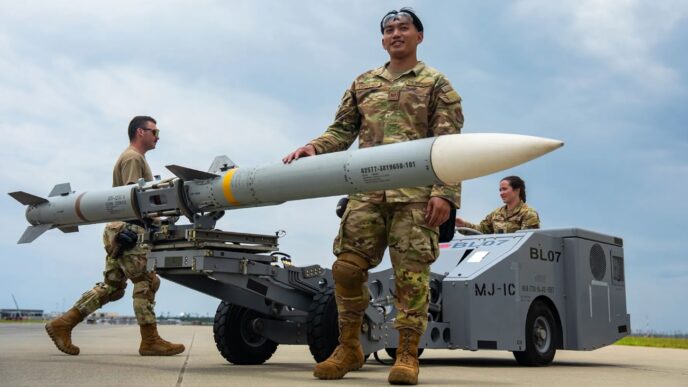 US air to air missile